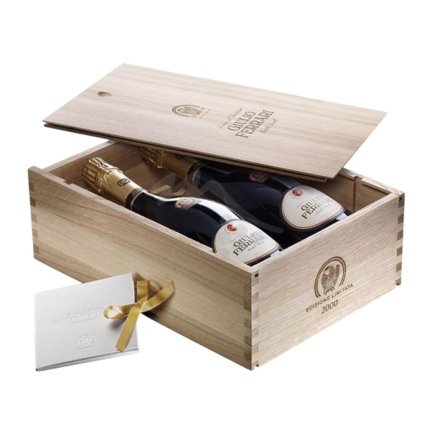 Giulio Ferrari Ed. Limitata 2000 Riserva Del Fondatore Cassa Legno 2X0.75
