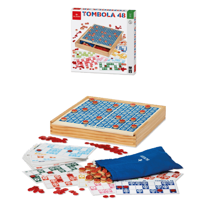 Tombola Legno 48 Cartelle