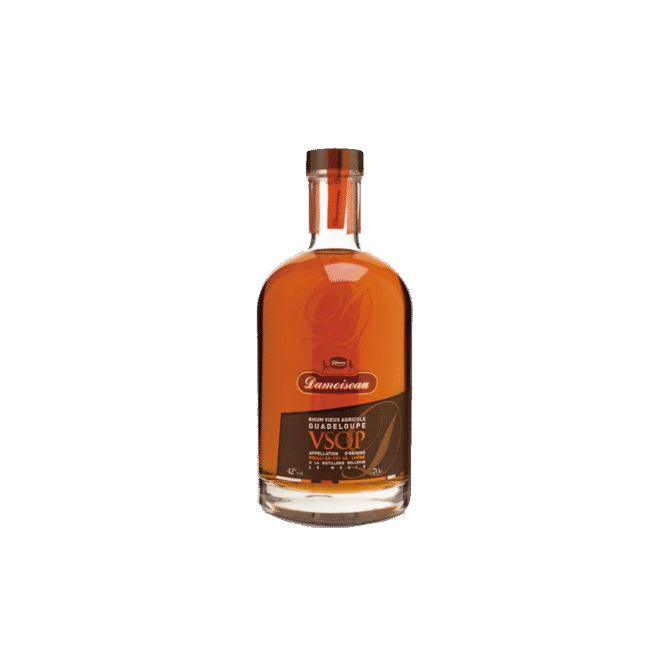 Rhum Damoiseau VSOP + 2 bicchieri