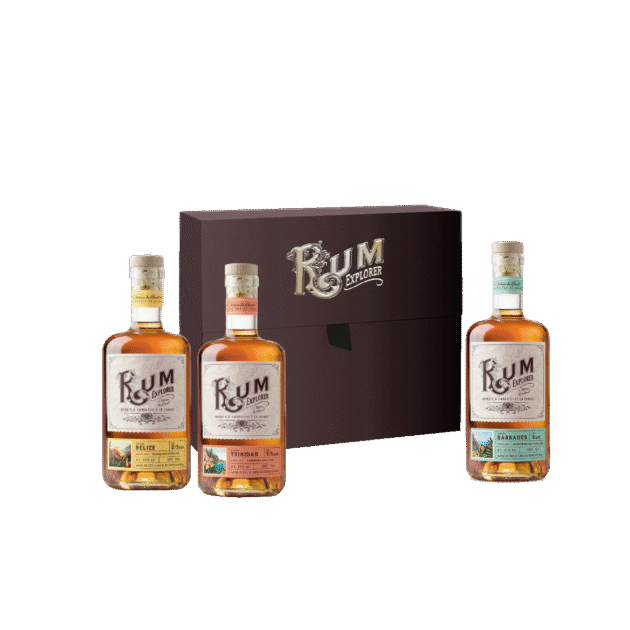 Rum Explorer - Coffret Voyage aux Caraibes 3x20cl.