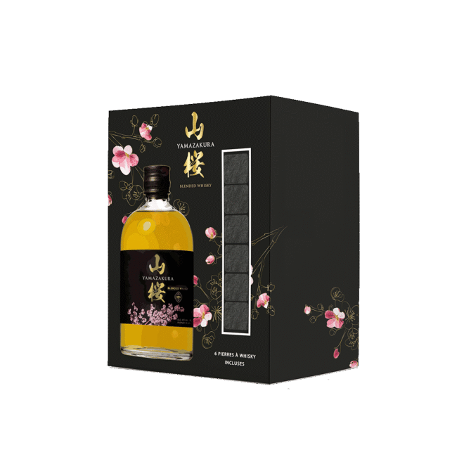 Whisky Yamazakura - Kit Whisky Yamazakura 50 cl. + 6 pietre