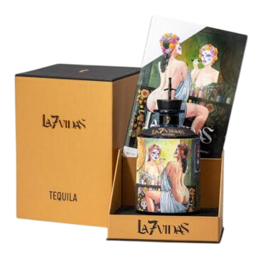 Tequila J.Rose La7Vidas Blanco Cl 70 Con Cofanetto+Fumetto