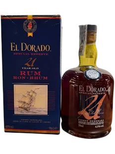 Rum El Dorado Demerara - 21Yo Special Reserve