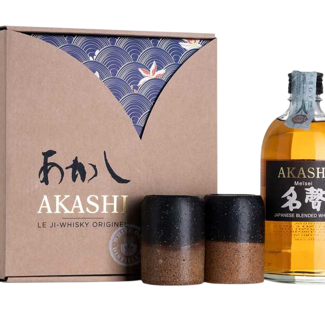 Whisky Akashi - Whisky Akashi Meïsei confezione 2 bicchieri