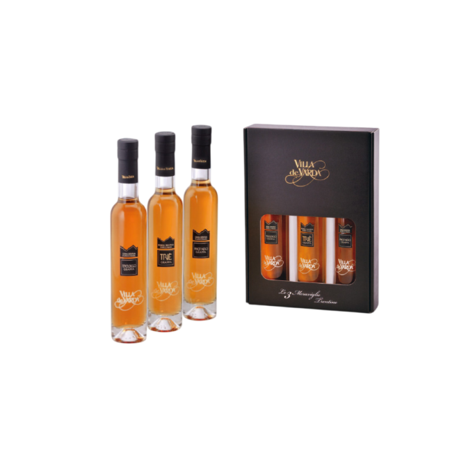 Villa de Varda - Grappa le tre meraviglie Trentine cofanetto