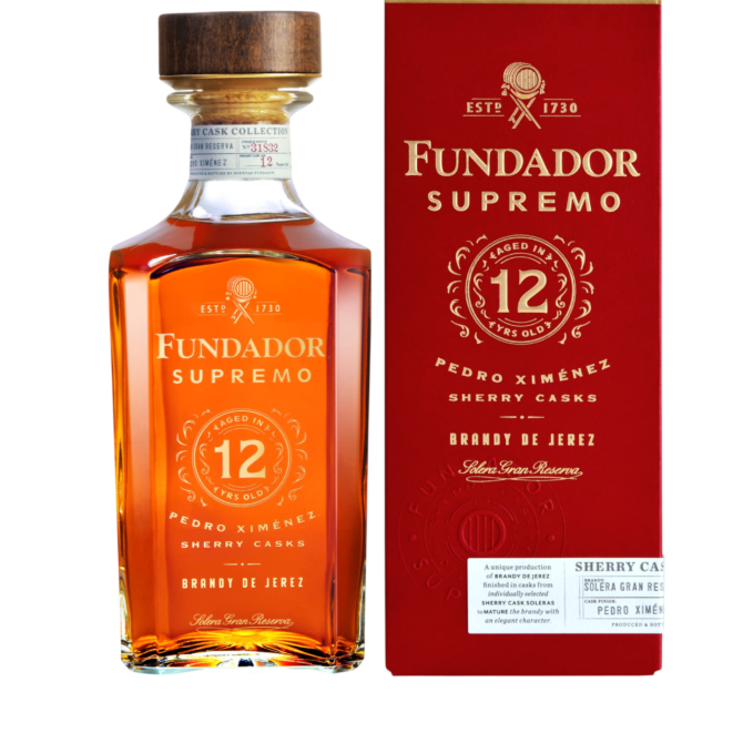 Brandy Fundador Supremo 12 Y.O.