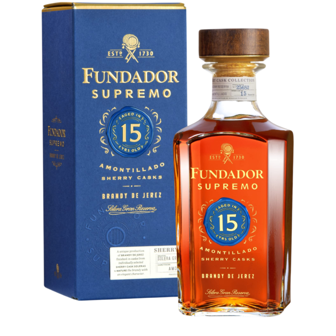 Brandy Fundador Supremo 15 Y.O.