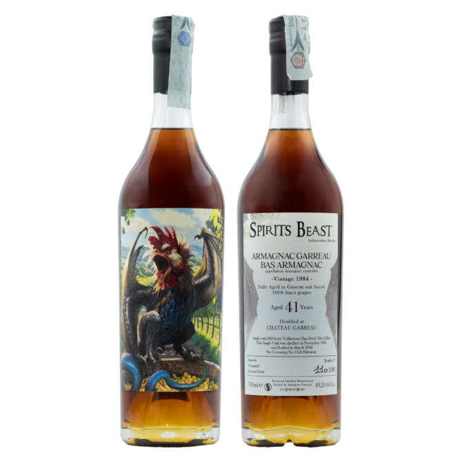 Spirits Beast French Folklore Series Armagnac Garreau 41 Y.O.