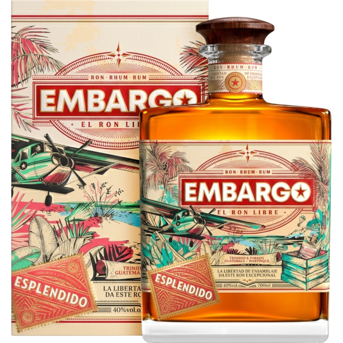 Esplendido - Rhum Añejo 70 cl Astucciato