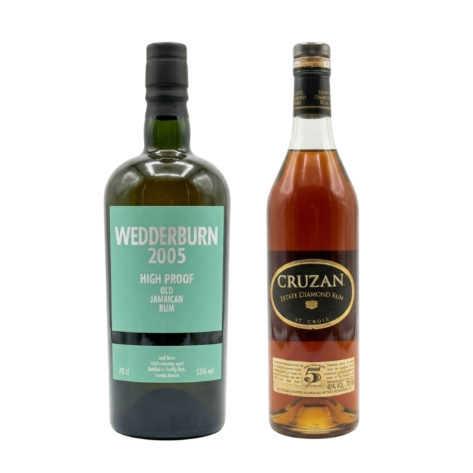 Rhum Wedderburn 2005 High Proof Small Batch 53° & Rhum Cruzan Estate Diamond 5 anni 40°
