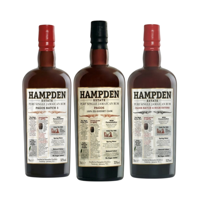 Rhum Hampden Estate Pagos 2023,2024,2026 Batch #2;#3;#4